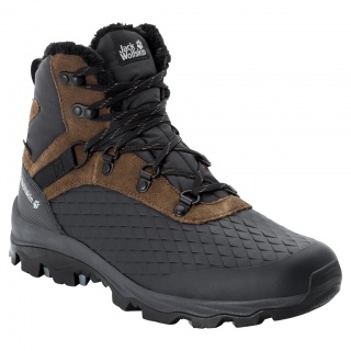 Jack Wolfskin Zimowe buty Snowcrawler MID Texapore/wodoodporne brązowe męskie